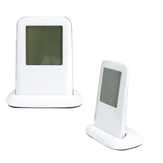 WHITE DIGITAL CLOCK C/P 50
