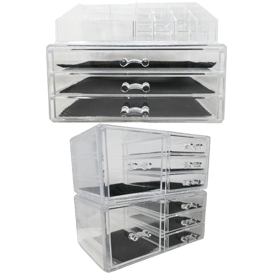 4pc Clear Organizer Set C/P 4