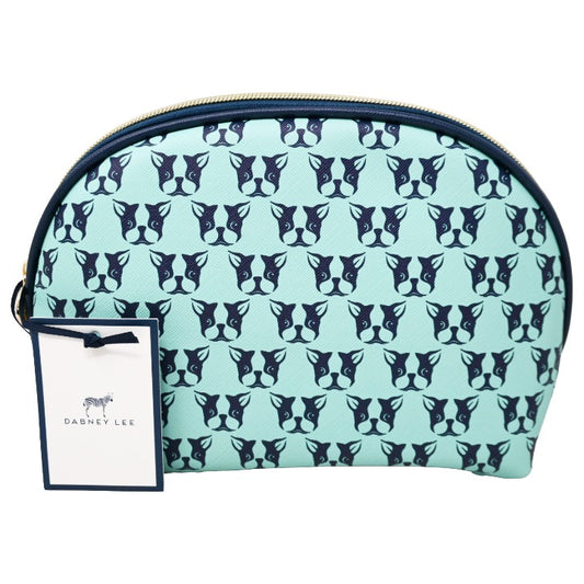 *OUTSIDE CA* BLUE DOME COSMETIC BAG W/DOG PRINT DABNEY LEE C/P 40