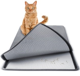 GRAY CAT LITTER MAT C/P 20