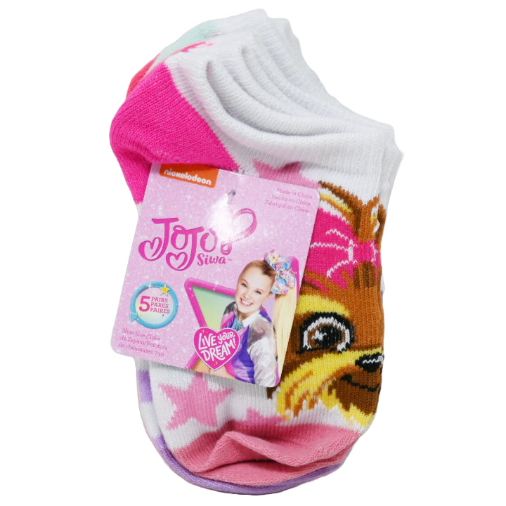 5pk JOJO SIWA CHECK IT NS SOCKS SIZE 4-6 C/P 60