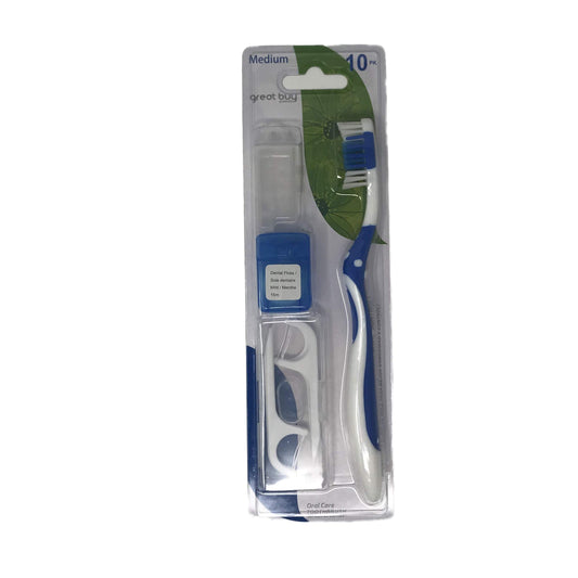 DENTAL KIT , 10PC ORAL CARE C/P 48