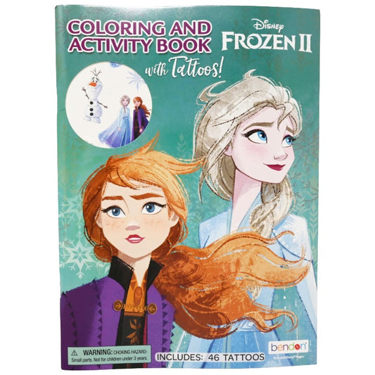 Frozen 2 Coloring & Tattoo Book C/P 48 Disney