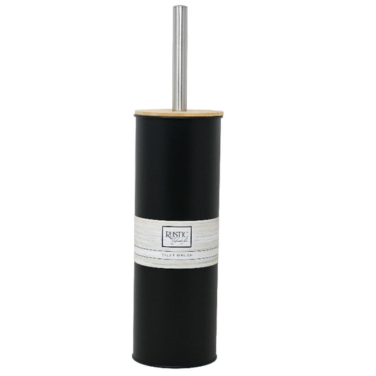 MATTE BLACK TOILET BRUSH HOLDER C/P 12