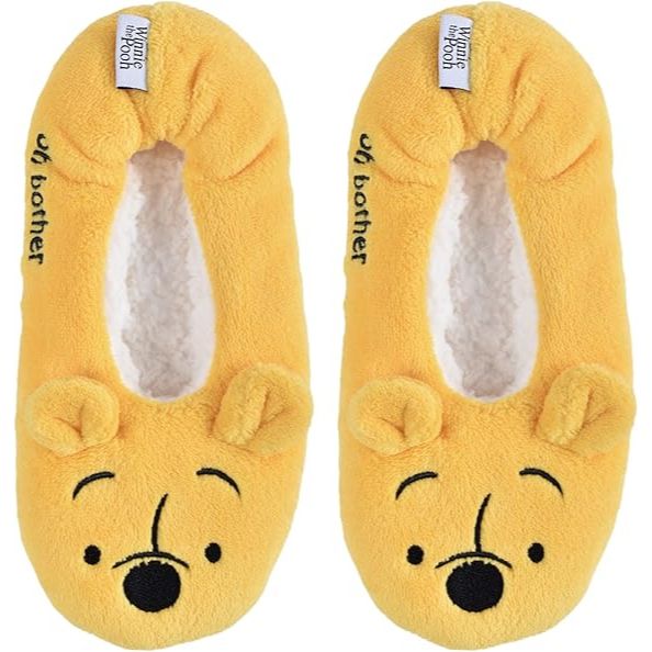 1pk WOMEN WINNIE THE POOH 3D FACE SLIPPERS SIZE 9-11 C/P 60
