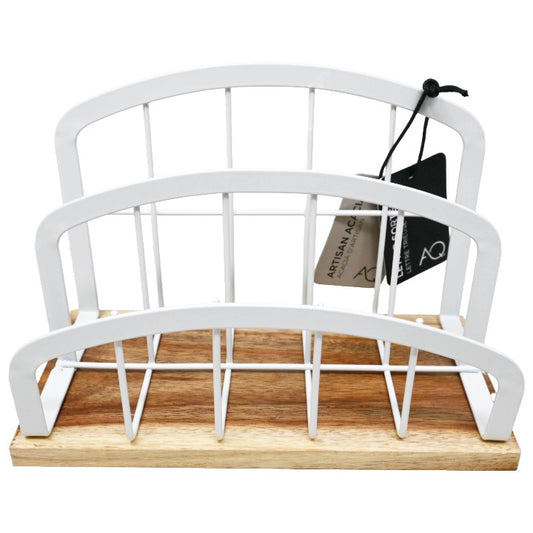 Blk Rounded Letter Holder C/P 24