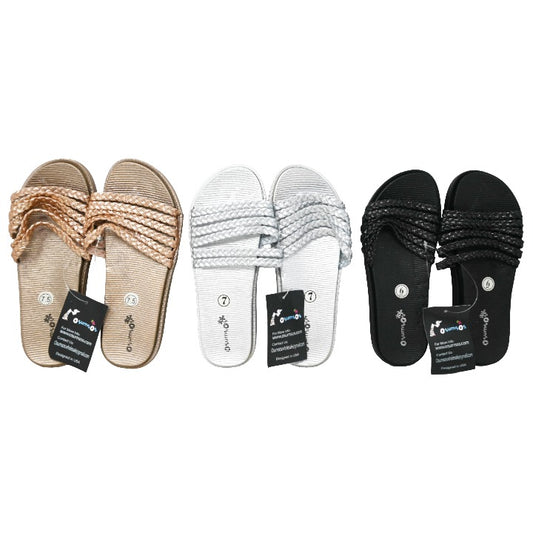 *OUT OF CA* WOMEN SLIDE SANDALS 4-ASST COLOR/5-ASST SIZE C/P 20