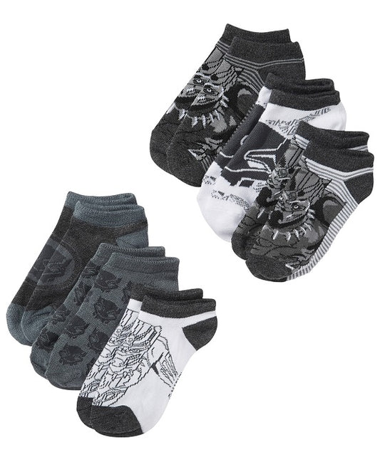 Black Panther 6pk Socks C/P 144