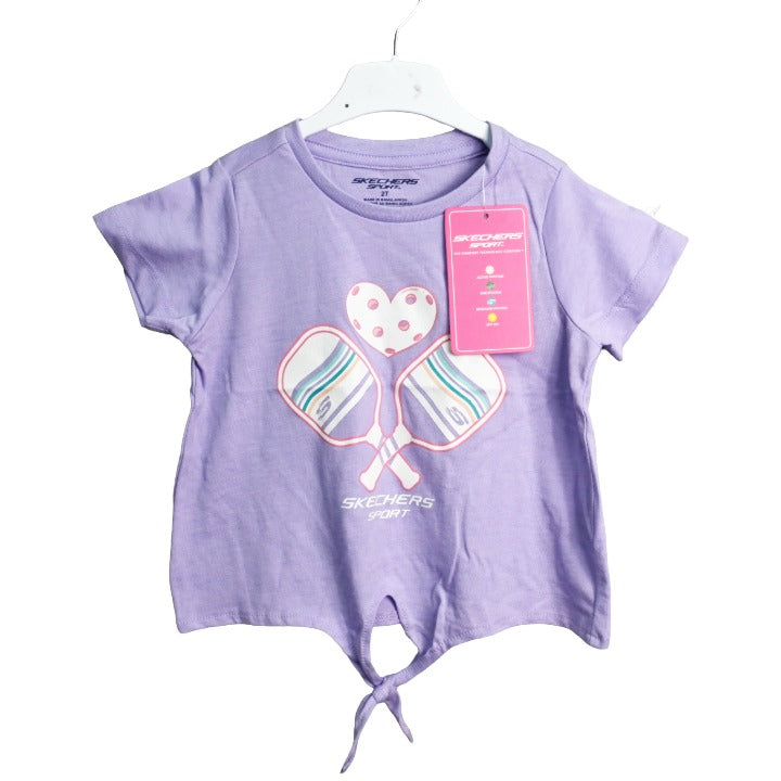 Tod Girls Lav PBall Tee C/P 36 SKECHERS