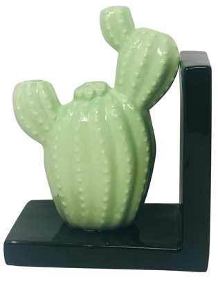 7X6X4.5" CACTUS BOOKEND (PC) C/P 12