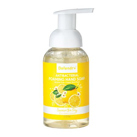 8.75floz DEFENDR+ LEMON ANTIBACTERIAL FOAMING HAND SOAP C/P 12
