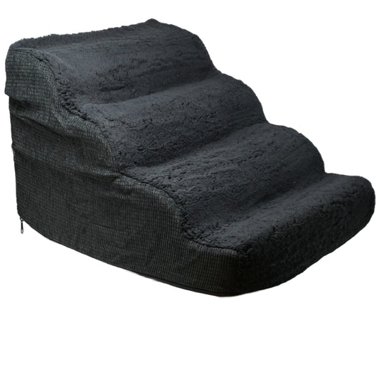 20"x14"x16" BLACK FOAM 4-STEP PET STAIRS C/P 6
