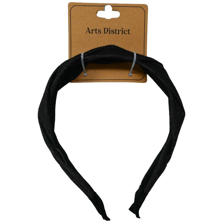 Charcoal Braided Denim Headband C/P 200