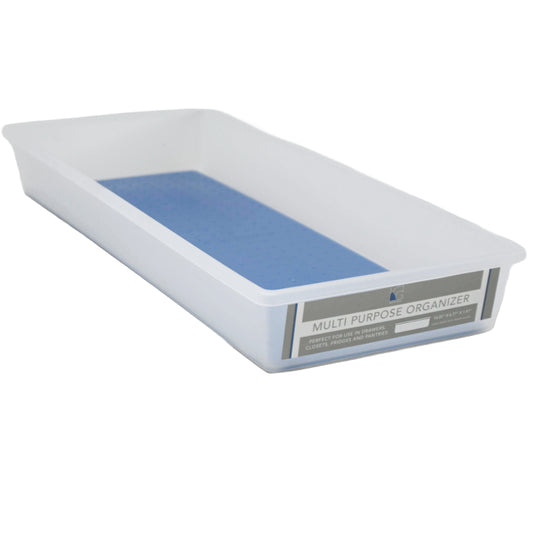 Blue Single Drawer Organizer 16x6.7x1.97" C/P 24
