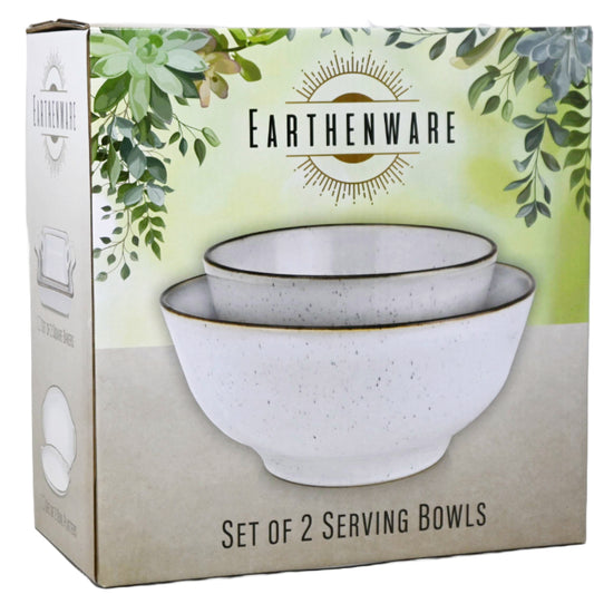 2pc Deep Bowls CB C/P 4 EARTHENWARE