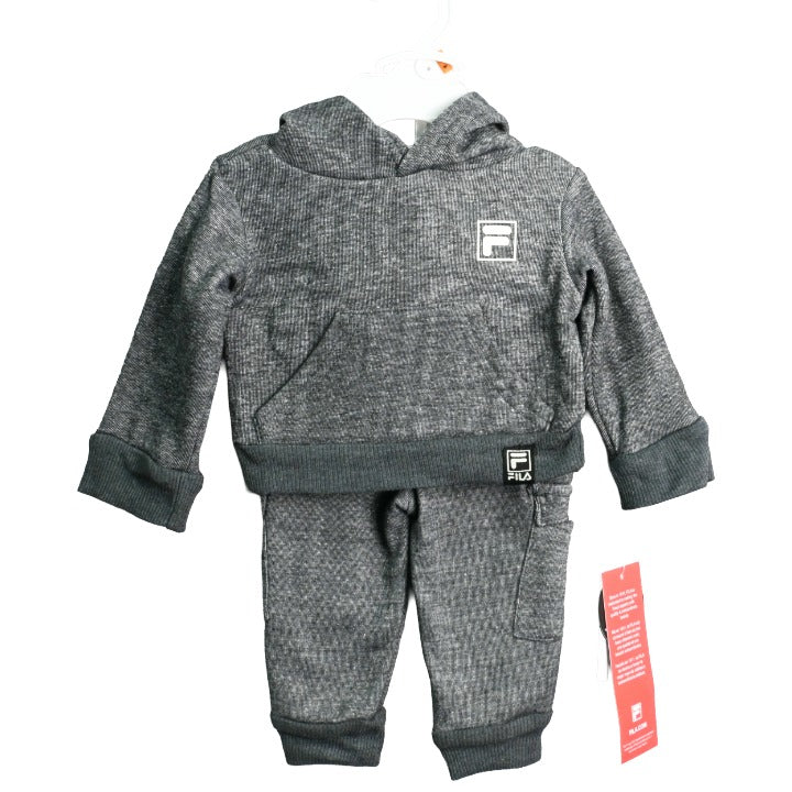 2pc Inf Boys Hth Logo Hoodie & Jogger Set C/P 24 Fila
