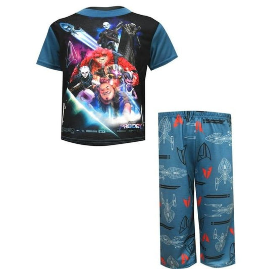 BOYS SHORT SLEEVE TOP W/PANTS PAJAMA SET 4-ASST SIZE C/P 6