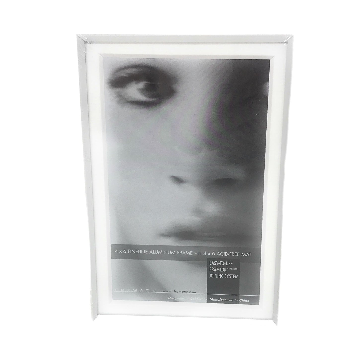 FINELINE 4X6 SILVER W 4X6 MAT C/P 4