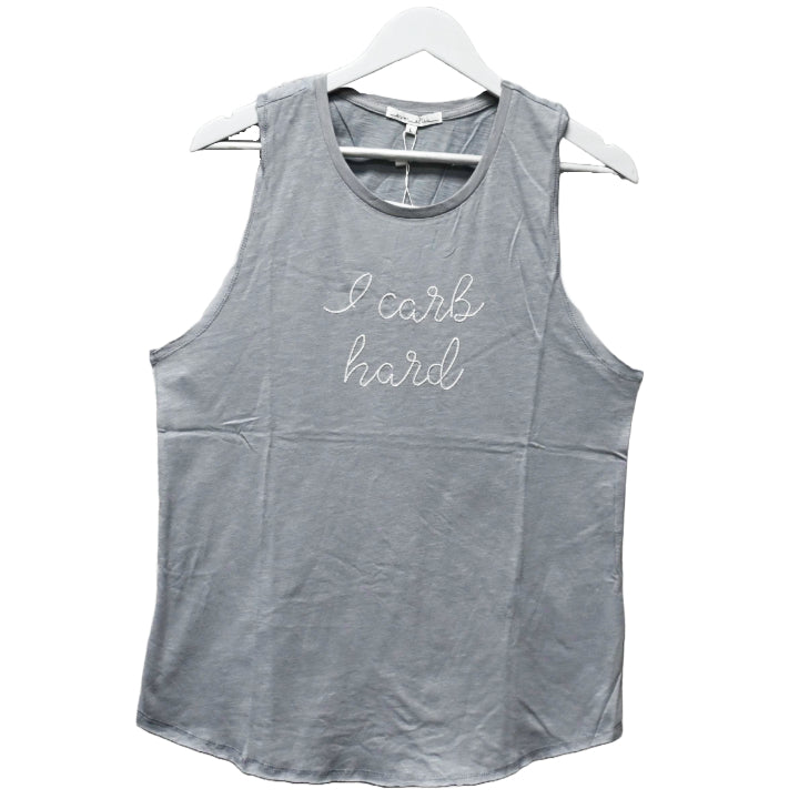 Large Gray Embroidery Tank- I Carb Hard C/P 72