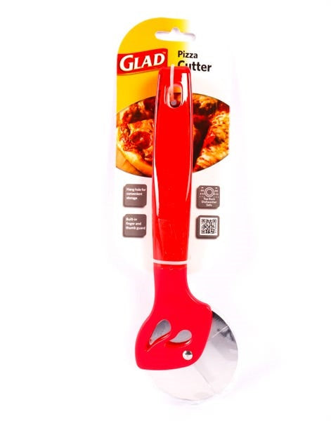 GLAD CRYSTAL PIZZA CUTTER RED C/P 48