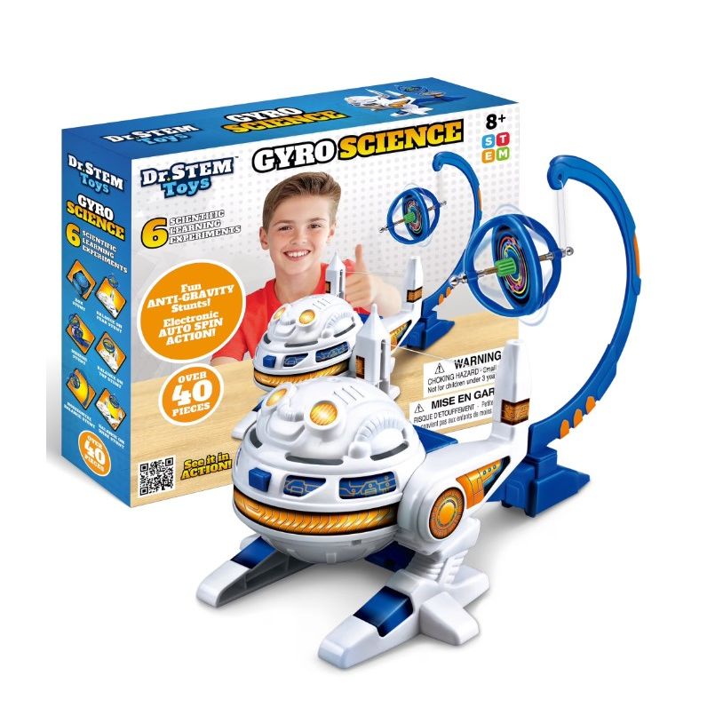 40pc Gyro-Science Gyroscope Toy Set C/P 6