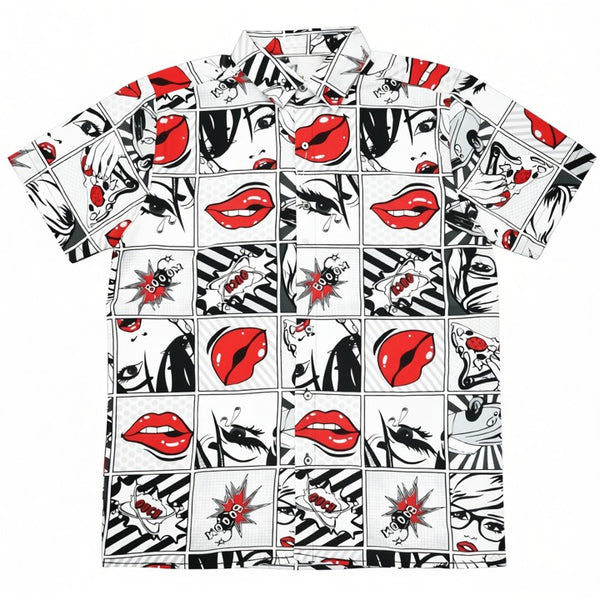 Gry SS Lips Shirt C/P 60 Drill Clothing Co.