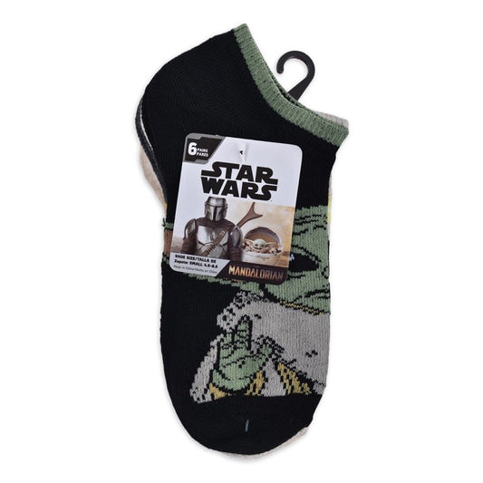 6pk SMALL THE MANDALORIAN ON A MISSION NS SOCKS C/P 12