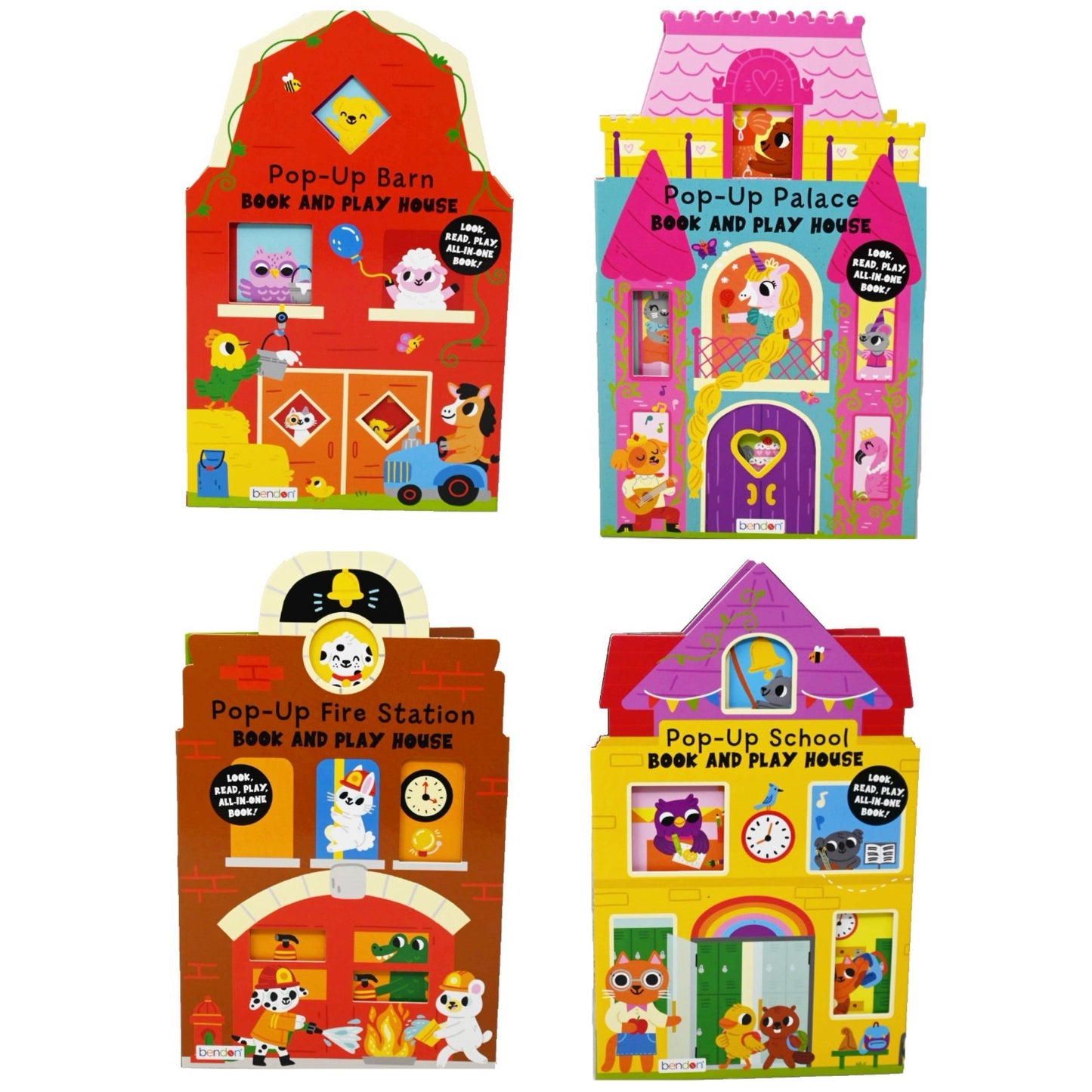 FOLD-OUT BOOK WITH POP-UPS 4-ASST C/P 12