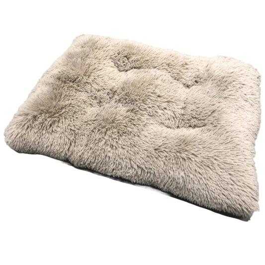 30" BEIGE RECT. PET BED C/P 8