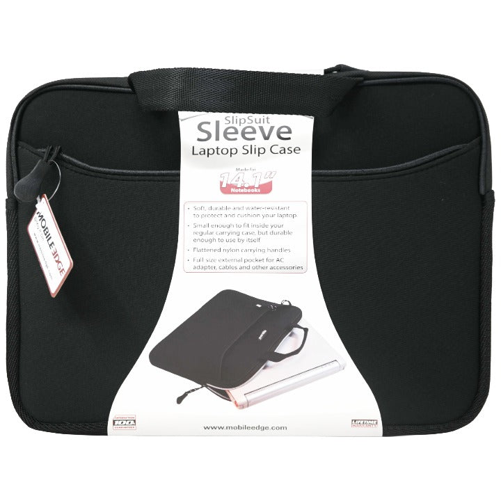 Blk 14" Laptop Sleeve C/P 20 Mobile Edge