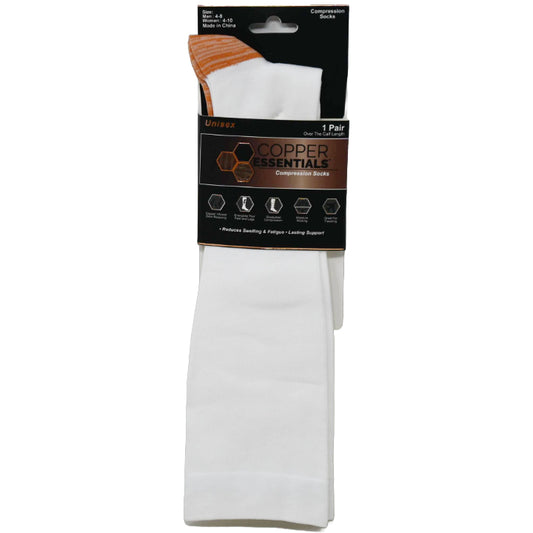 1pk MEN CE BASIC COMPRESSION OTC SOCKS SIZE 9-11 C/P 24