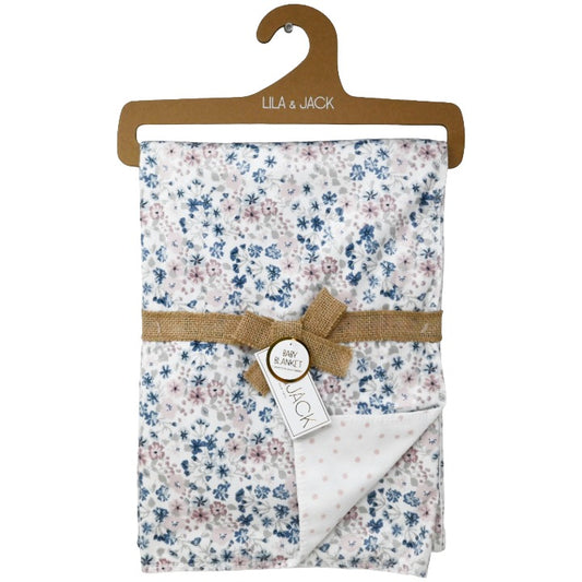 WhtPnkBlu Flrl Throw C/P 30 Lila & Jack