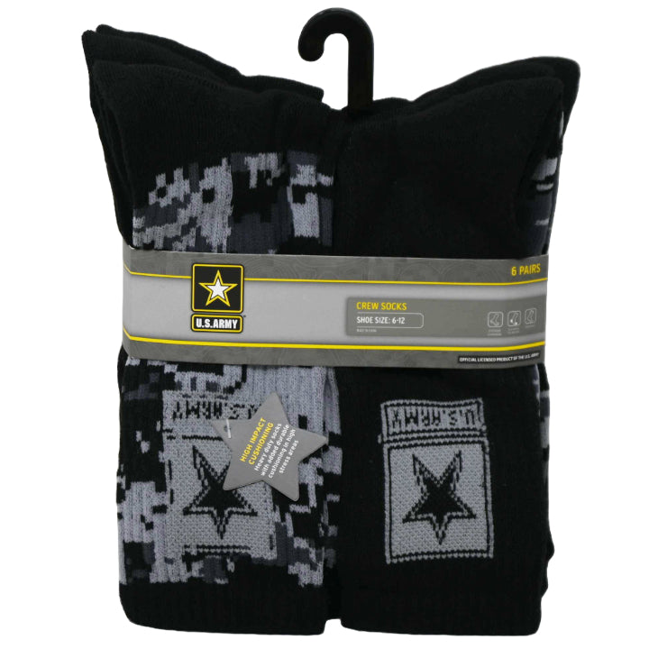 6pk ARMY BASIC HC BOOT SOCKS SIZE 10-13 C/P 60