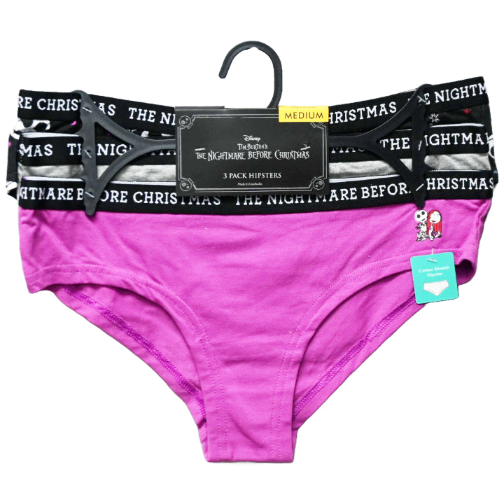 3pk WOMEN NBC JACK AND SALLY HIPSTER ASST SIZE C/P 36