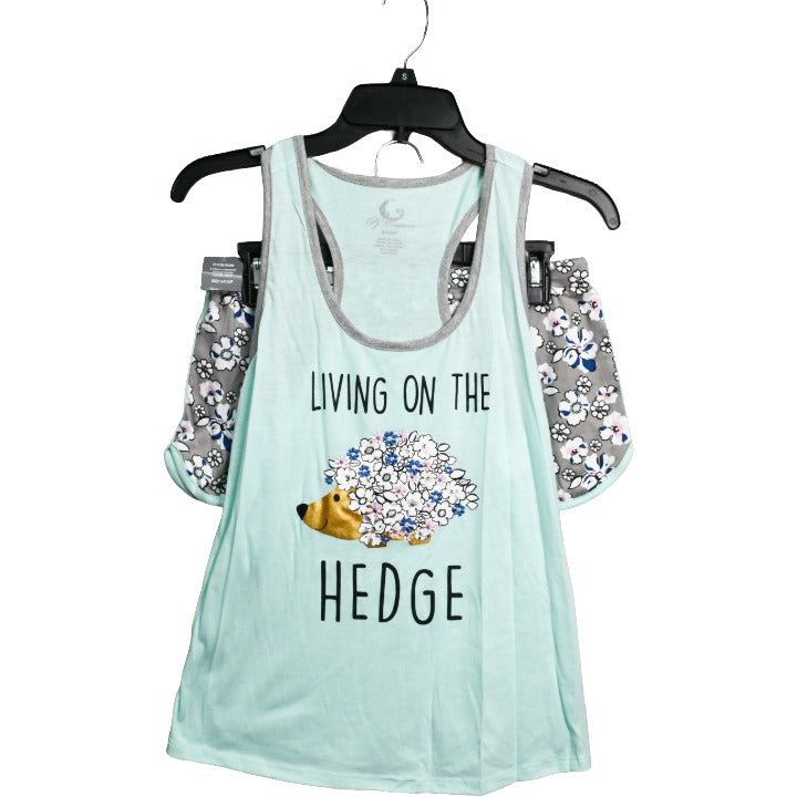 2pc Hedge Tank Short Set C/P 14 PJ Couture