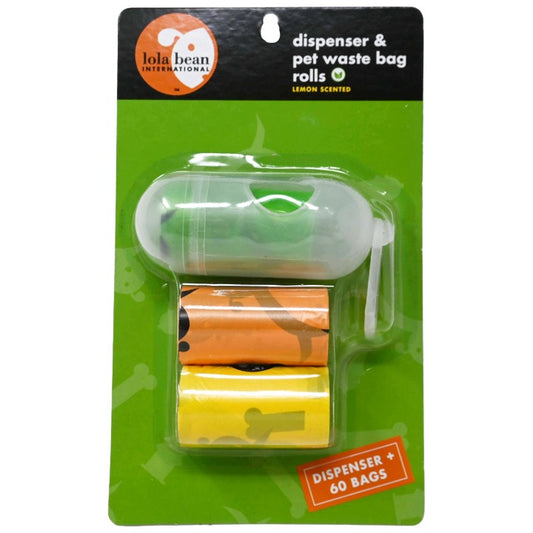 Pill Pet Bag Dispenser w/Bags C/P 96 Lola Bean International