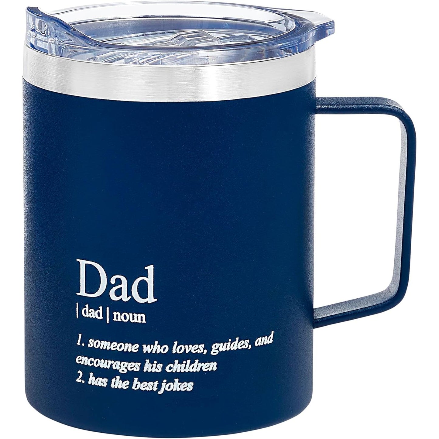 12oz SS Dad Mug Navy C/P 24