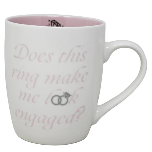 16oz White Engaged Mug Bride C/P 36