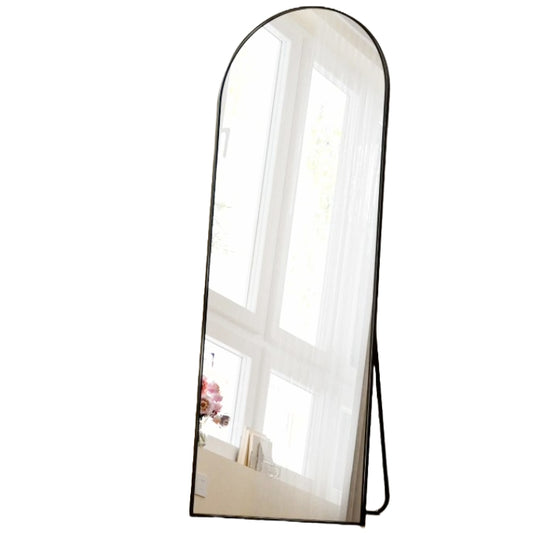 57"X20" MIRROR BLK Framed Arch Freestanding Mirror (No UPC, FNSKU only) C/P 1