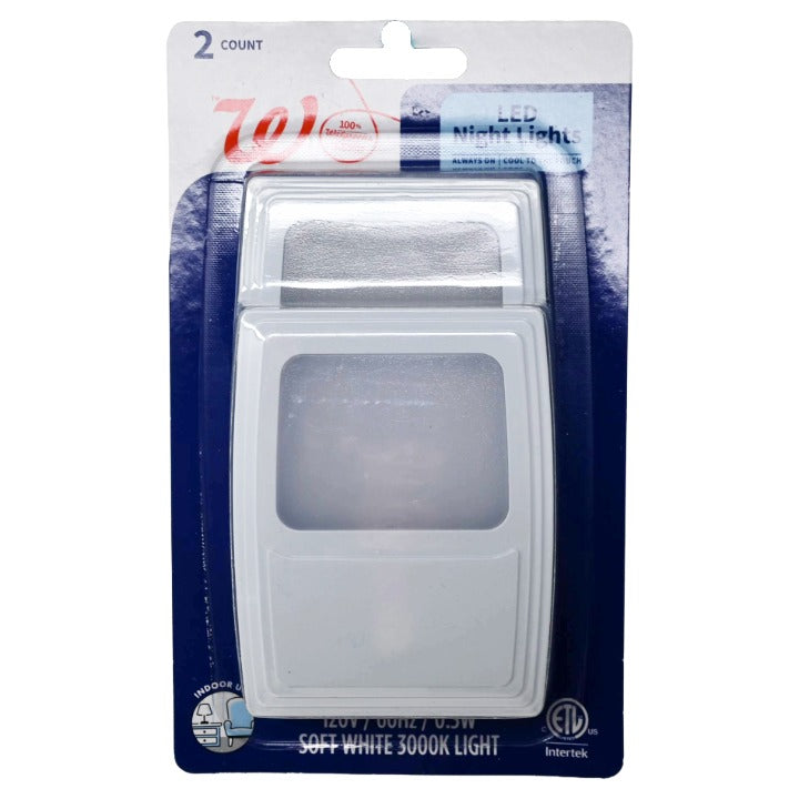 2pk LED Nightlight C/P 24