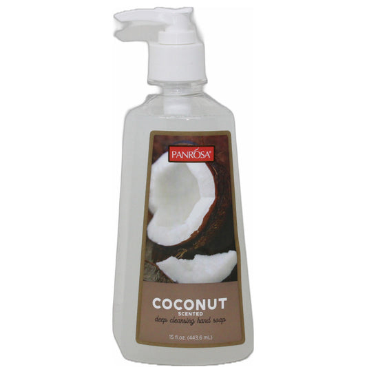 15oz PANROSA COCONUT HAND SOAP C/P 12