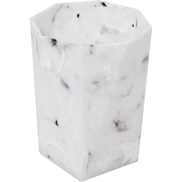 PLASTIC BATHROOM MARBLE TUMBLER C/P 24
