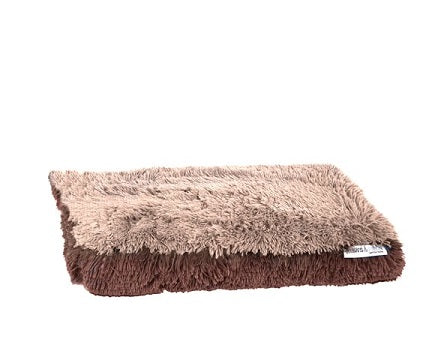 Fuzzy Pet Bed - Large, Beige C/P 12