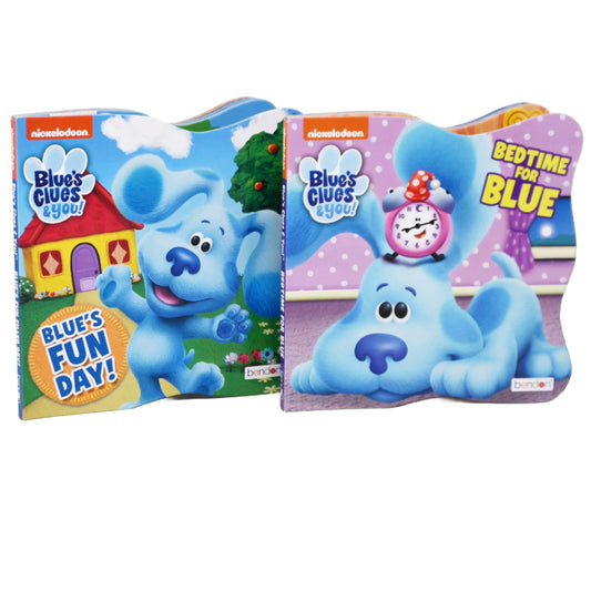 NICKELODEON 2 ASSORT BLUE'S CLUES & YOU! 7X7 SHAPED BOARD BOOK C/P 48