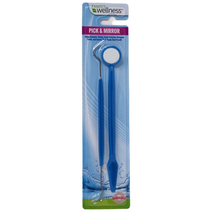 Blue Dental Pick and Mirror c/p 144