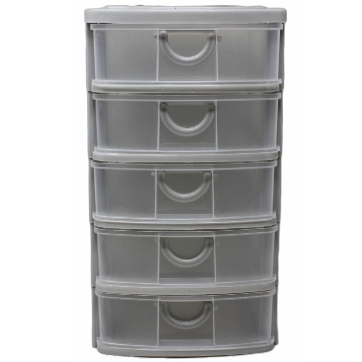 LONDON FOG 5-DRAWER GREY MINI ORGANIZER C/P 12